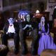 Daniel Roebuck as Grandpa, Jeff Daniel Phillips as Herman Munster, and Sheri Moon Zombie as Lily Munster in The Munsters